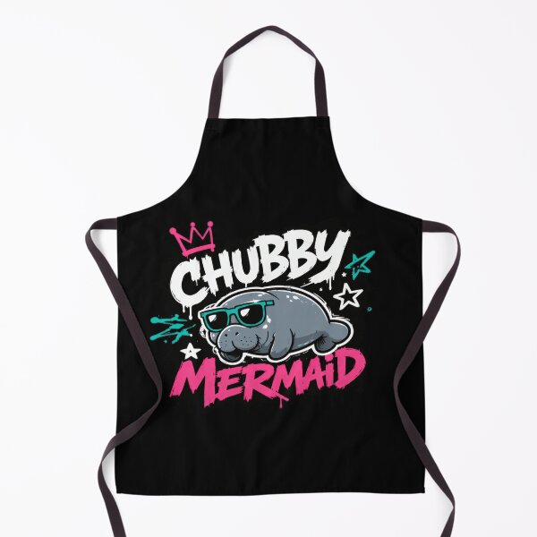 Item preview, Chubby Mermaid Manatee with Sunglasses Design designed and sold by markymaarty.