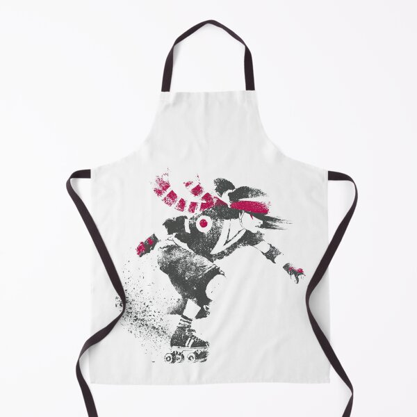 Item preview, Retro Roller Derby Skater Speed Urban Stencil designed and sold by EdvvinStudios.