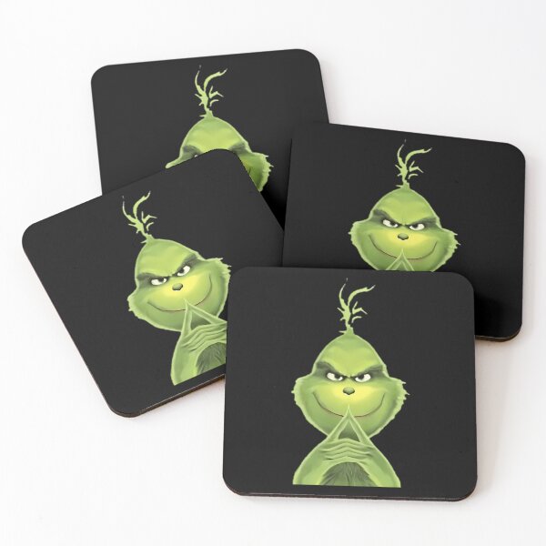 Item preview, Grinch Sneaky Evil Smile Christmas Mischief Cartoon Art designed and sold by SaeedMoosa.