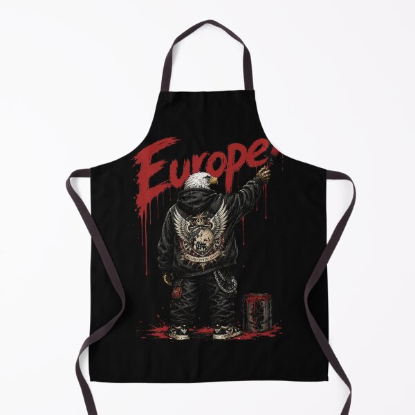 Item preview, Europe Band Glam Metal Graffiti Spray Paint designed and sold by ZHISUART.