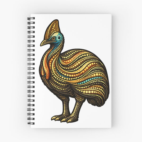 Item preview, Cassowary – Indigenous-Inspired Australian Wildlife Art designed and sold by Indigenous-Aus.