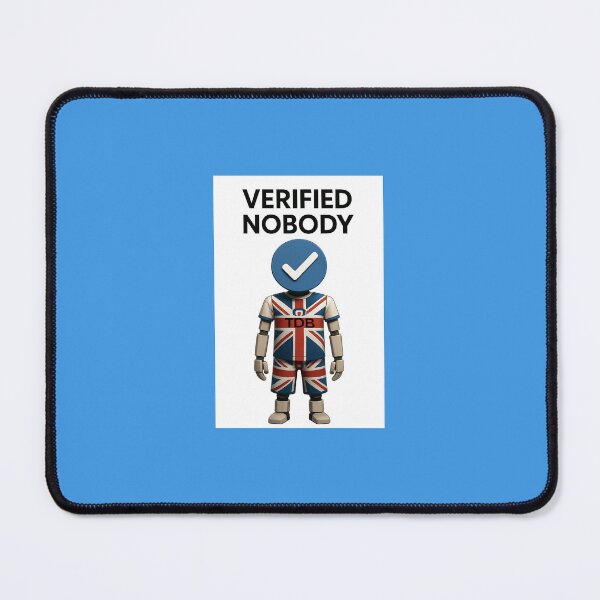 Item preview, Verified Nobody - TDB The Daily Bollocks British Satire Design designed and sold by TDB.