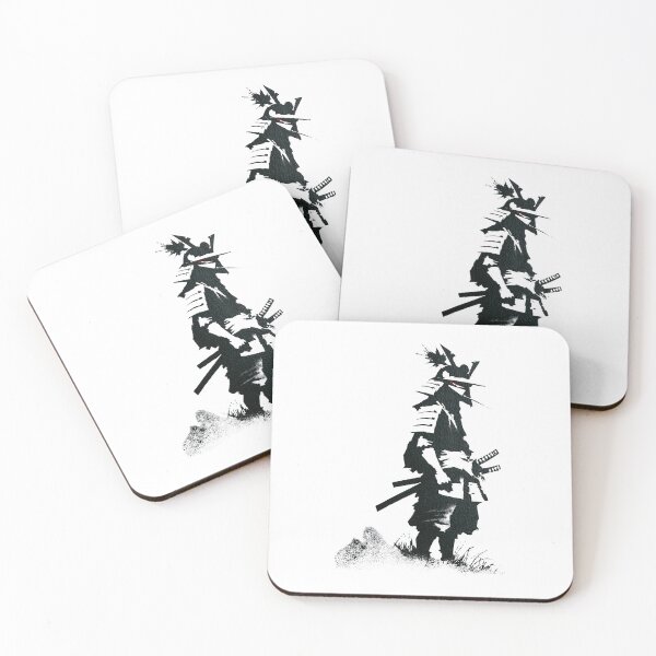 Item preview, Classic Japanese Samurai Warrior Stencil Ink Pride designed and sold by EdvvinStudios.