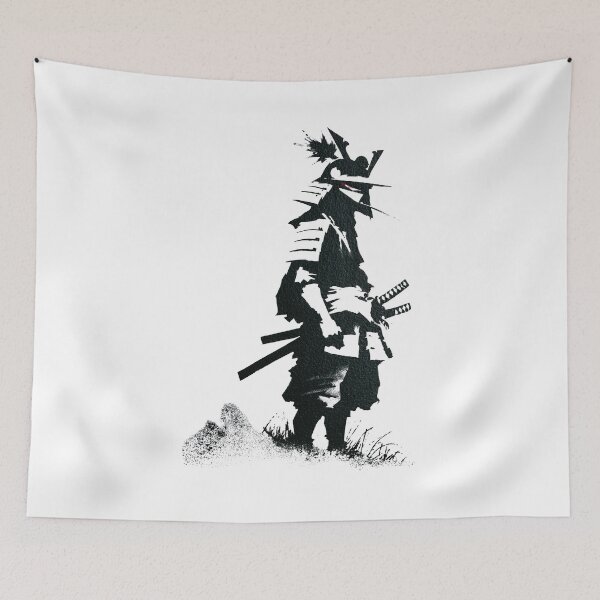 Item preview, Classic Japanese Samurai Warrior Stencil Ink Pride designed and sold by EdvvinStudios.
