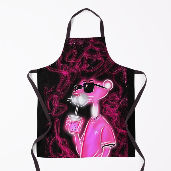 Item preview, cool pink neon cat drinking boba digital art illustration designed and sold by Jay21743ori.