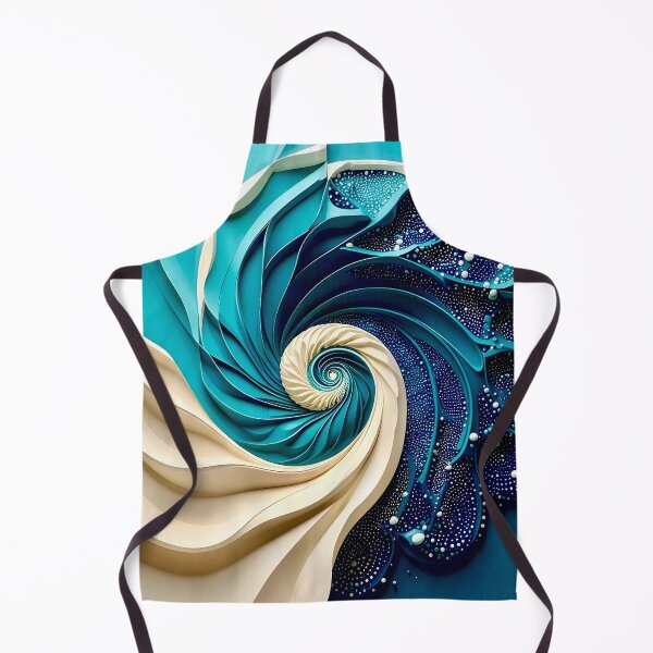 Item preview, Intricate Spiral Design in Blue and White designed and sold by Vicky Brago-Mitchell®.