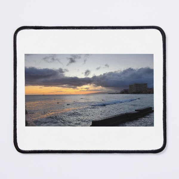 Item preview, Ocean Sunset with Surfers in the Waves designed and sold by TDLimited.