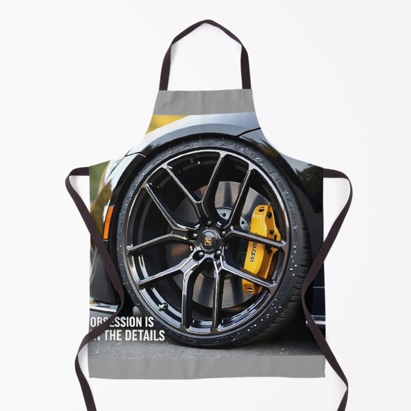 Item preview, Obsession Is In The Details Custom Car Poster: Gloss Black Wheel Canvas designed and sold by Creative-RE.