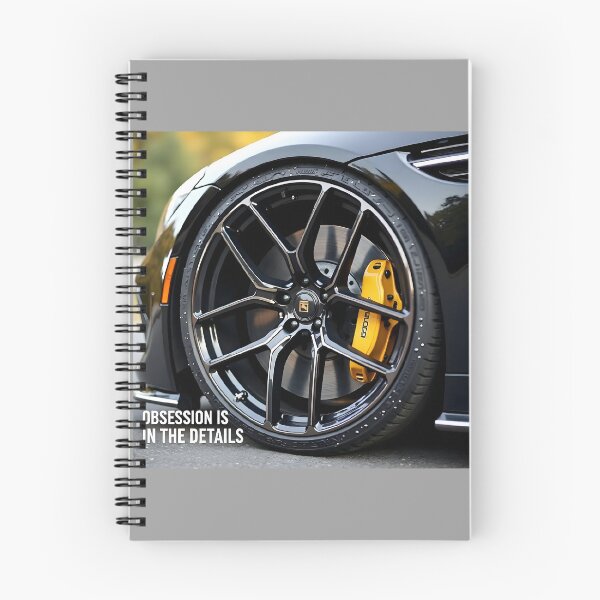 Item preview, Obsession Is In The Details Custom Car Poster: Gloss Black Wheel Canvas designed and sold by Creative-RE.