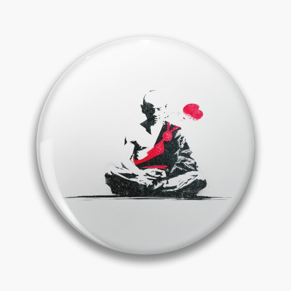 Item preview, Serene Shaolin Monk Deep Lotus Meditation Stencil designed and sold by EdvvinStudios.