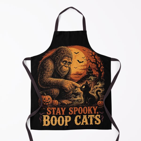 Item preview, Bigfoot Black Cat Halloween Boop designed and sold by JasKei-Designs.