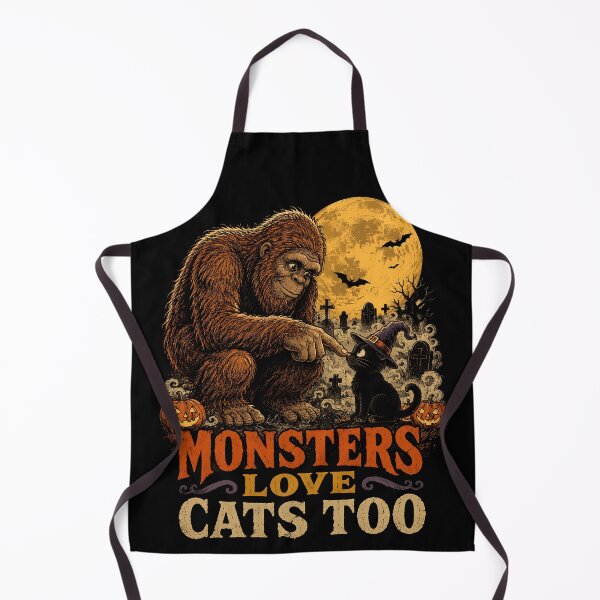 Item preview, Bigfoot Cat Lover Halloween designed and sold by JasKei-Designs.