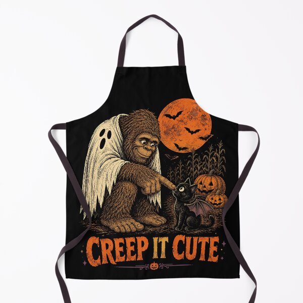 Item preview, Bigfoot Ghost and Bat Cat Halloween designed and sold by JasKei-Designs.