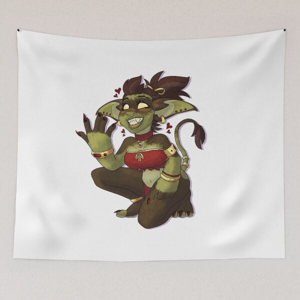 Item preview, Cute Goblin Girl designed and sold by Thistlegrove.