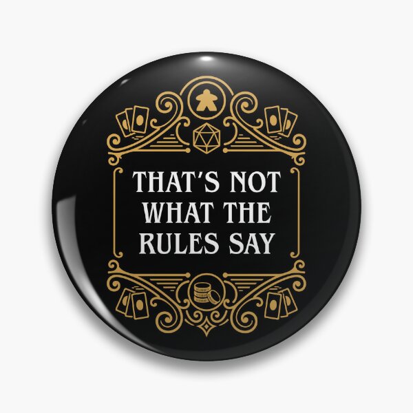 Item preview, Thats Not What the Rules Say Board Games Rules Lawyer designed and sold by pixeptional.