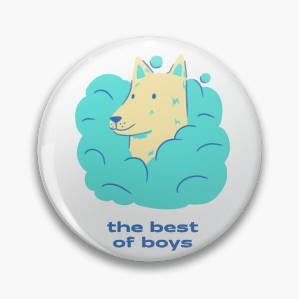 Item preview, The Best Of Boys - Cute Dog Bath Suds Bubbles Art designed and sold by GenZFashion000.