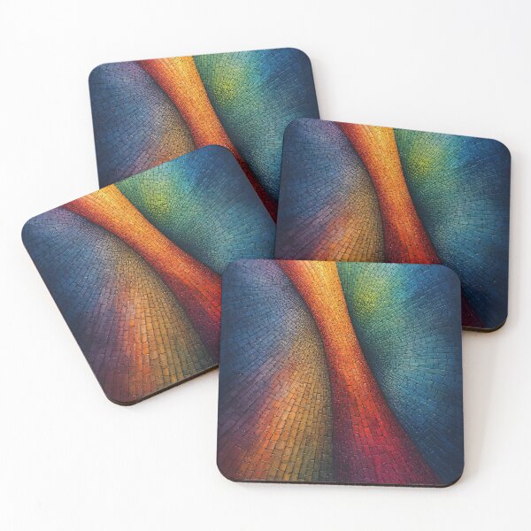 Item preview, Colorful energy flows through dark space designed and sold by Mianku | Für das Leben.