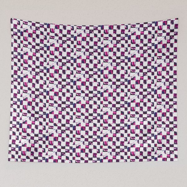 Item preview, Pink Purple Woven Checkered designed and sold by SillyGhoul.