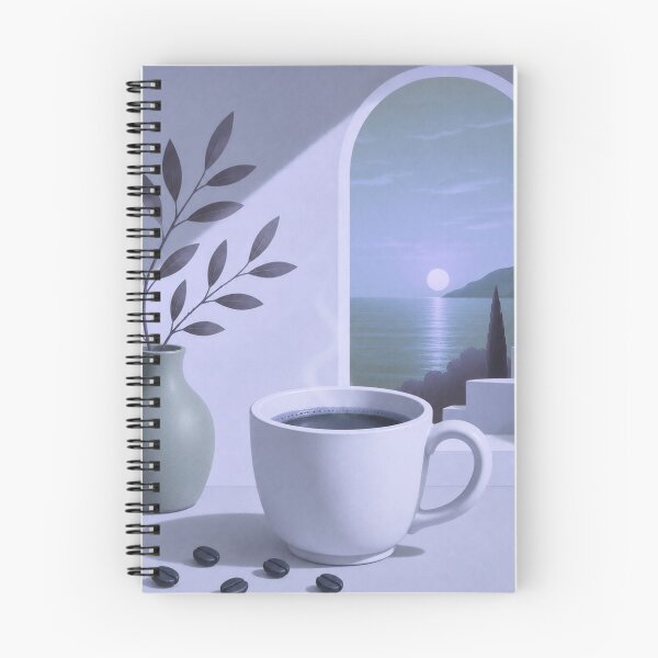 Item preview, Golden Hour Coffee | Mediterranean Window Minimalist Wall Art designed and sold by joycrysstudio.