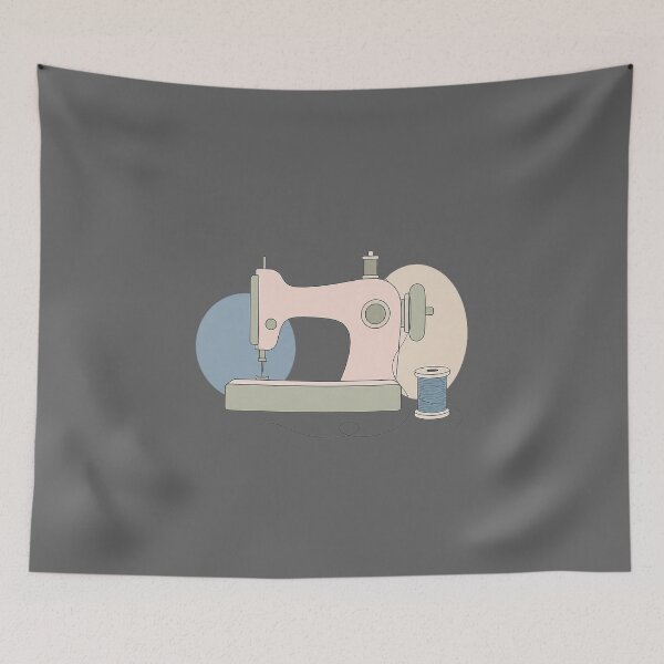 Item preview, Sewing Room: Pink Sewing Machine designed and sold by EverydayMagik.