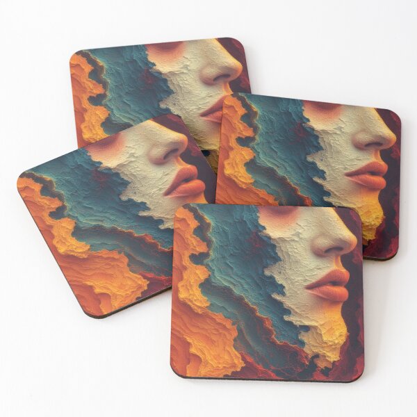 Item preview, Portrait of a woman blossoming in color and creativity designed and sold by Mianku | Für das Leben.