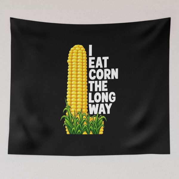 Item preview, I Eat Corn The Long Way designed and sold by dariakustocr.