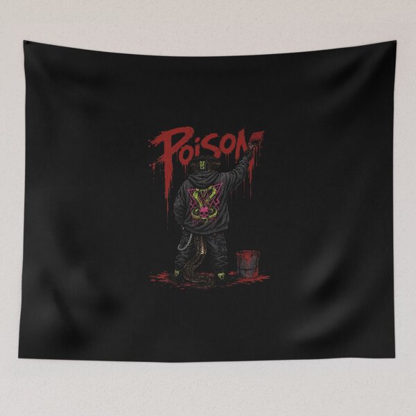 Item preview, Poison Glam Metal Street Art Graffiti Mascot designed and sold by ZHISUART.