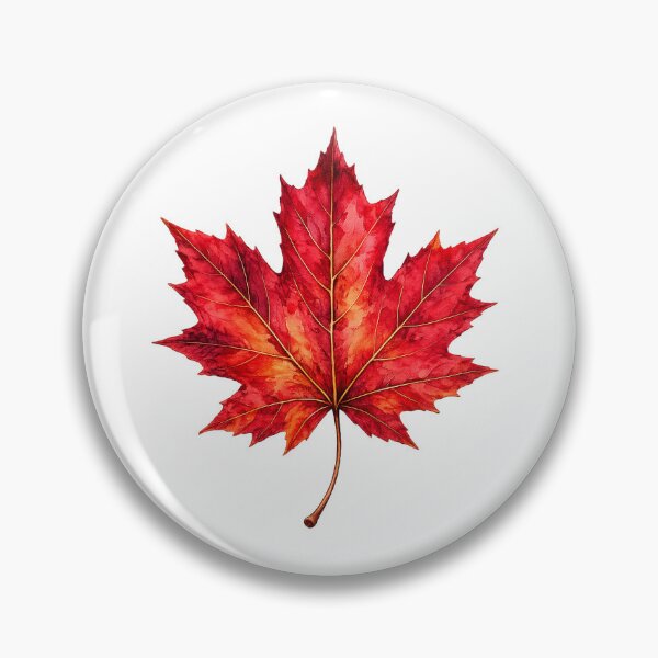 Item preview, Crimson Maple Leaf Clipart | Watercolor Botanical Leaf | Autumn Botanical Art designed and sold by IamNolmo.