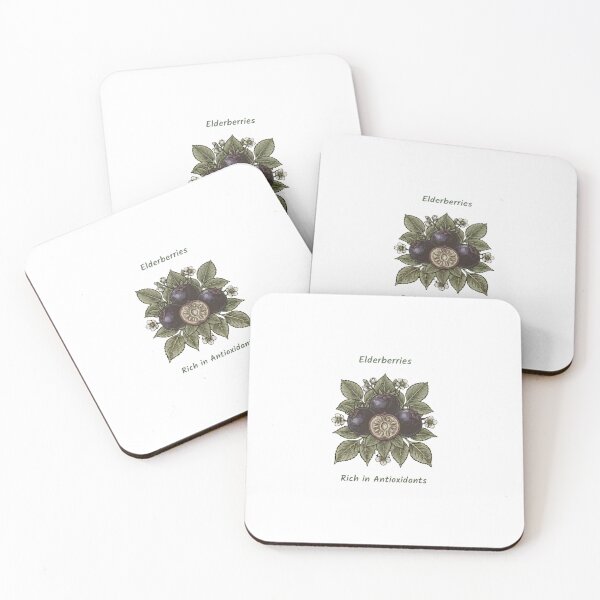 Item preview, Elderberries Rich in Antioxidants designed and sold by Colorful-Garden.