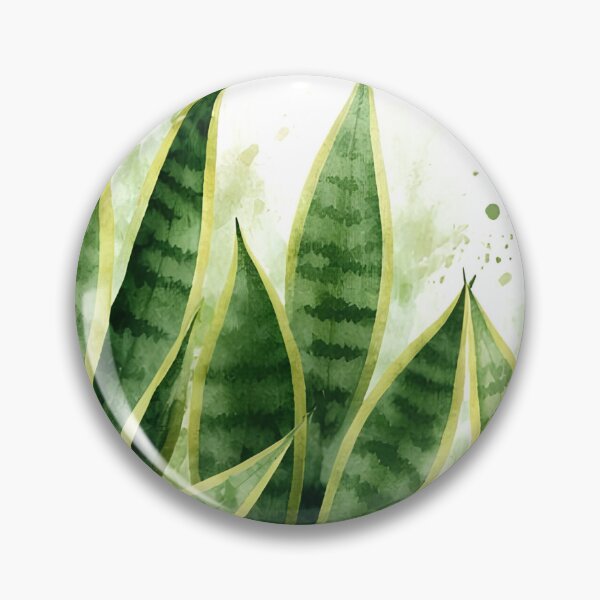 Item preview, Snake Plant Watercolour Botanical Pattern designed and sold by EcologicoolShp.