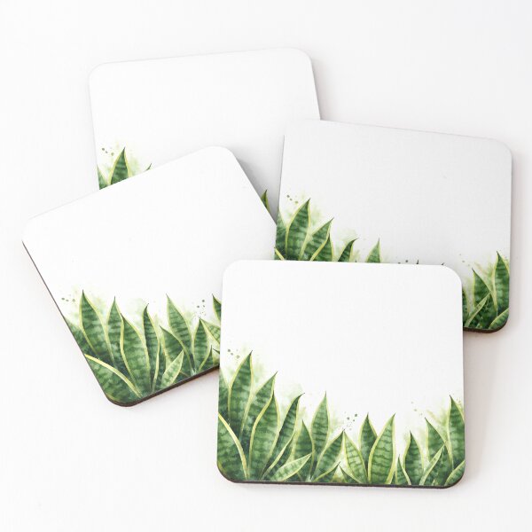 Item preview, Snake Plant Watercolour Botanical Pattern designed and sold by EcologicoolShp.
