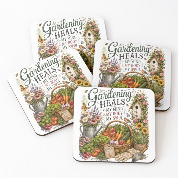 Item preview, Gardening Heals - My Mind - My Body - My Soul designed and sold by Her2Harmony.