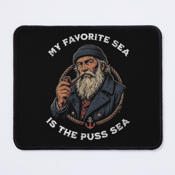 Item preview, My Favorite Sea is The Puss-Sea designed and sold by TheEndDesign.