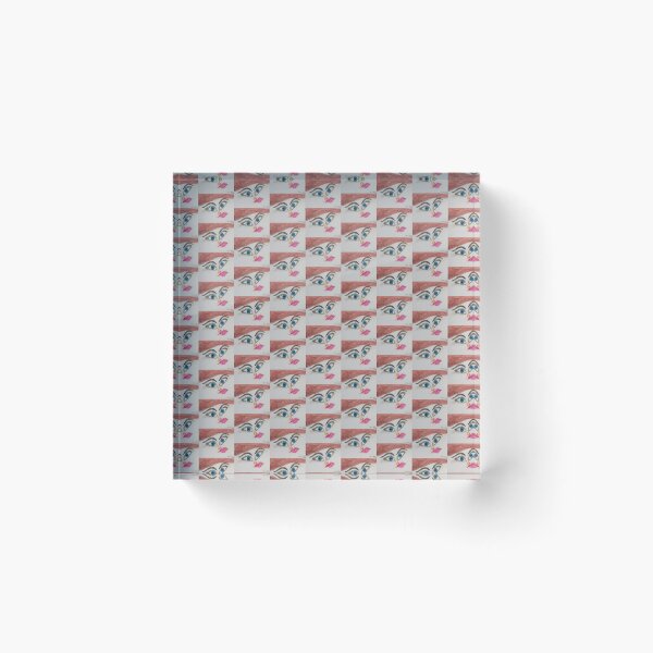 Item preview, Pink lips and blue eyes. designed and sold by DOS1221.