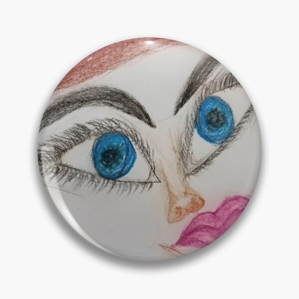 Item preview, Pink lips and blue eyes. designed and sold by DOS1221.