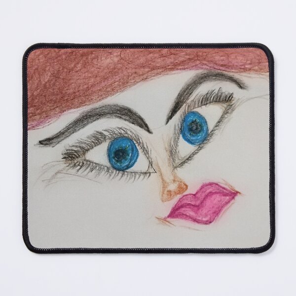 Item preview, Pink lips and blue eyes. designed and sold by DOS1221.