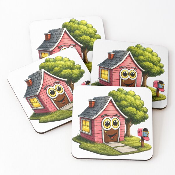 Item preview, Pink House Cartoon designed and sold by Scott Hayes.