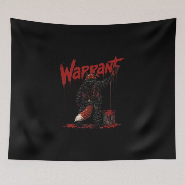 Item preview, Warrant Band Hard Rock Fox Graffiti Art designed and sold by ZHISUART.