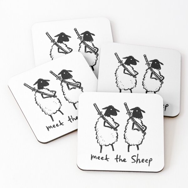 Item preview, Meet the Sheep Funny Ninja Sheep Illustration designed and sold by Mossgiel Rd.