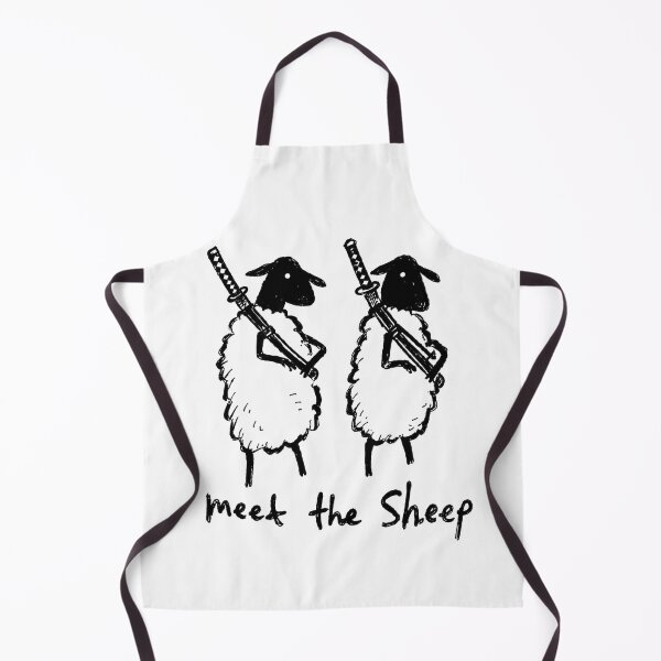Item preview, Meet the Sheep Funny Ninja Sheep Illustration designed and sold by Mossgiel Rd.