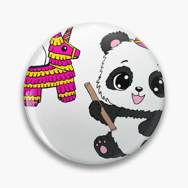 Item preview, Cute Panda with Piñata designed and sold by BunnySoftArt.