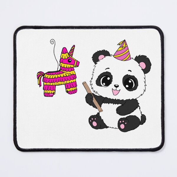 Item preview, Cute Panda with Piñata designed and sold by BunnySoftArt.