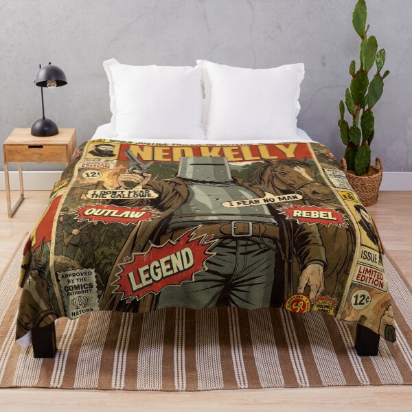 Item preview, Ned Kelly Vintage Retro Comic Cover Art designed and sold by Back2Collage.