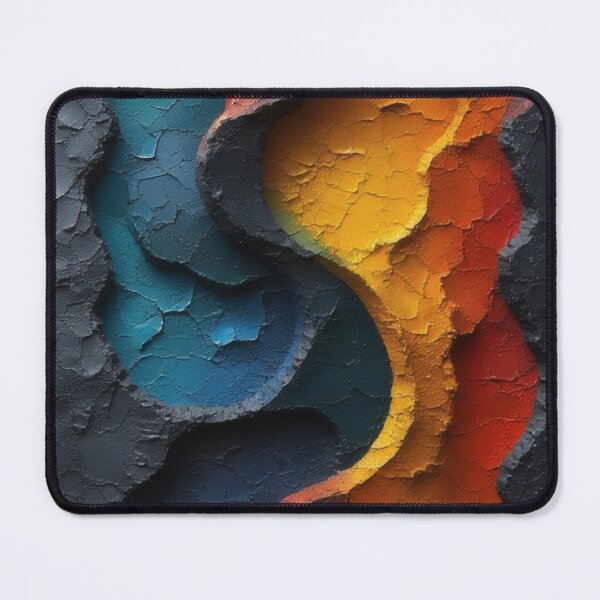 Item preview, Colorful organic shapes in a dark texture designed and sold by Mianku | Für das Leben.