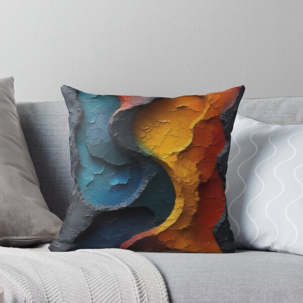Item preview, Colorful organic shapes in a dark texture designed and sold by Mianku | Für das Leben.