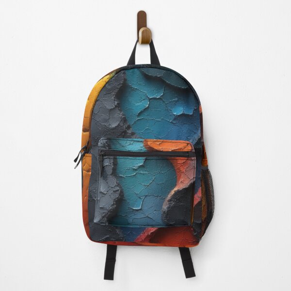 Item preview, Colorful organic shapes in a dark texture designed and sold by Mianku | Für das Leben.