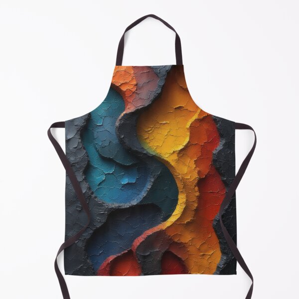 Item preview, Colorful organic shapes in a dark texture designed and sold by Mianku | Für das Leben.