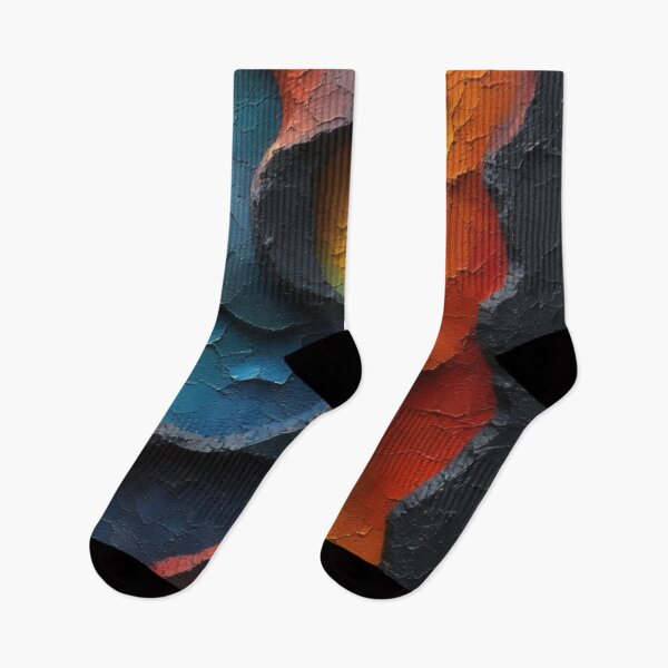 Item preview, Colorful organic shapes in a dark texture designed and sold by Mianku | Für das Leben.