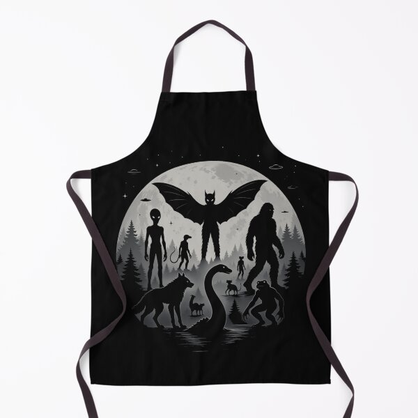 Item preview, Bigfoot Loch Ness Monster Mothman and Aliens Funny Cryptid designed and sold by CF_VintageDesign.