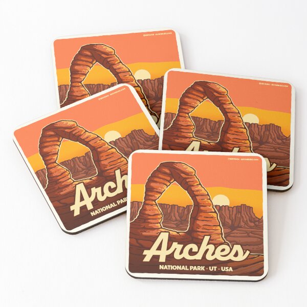 Item preview, Arches National Park Utah Badge designed and sold by bryrude.